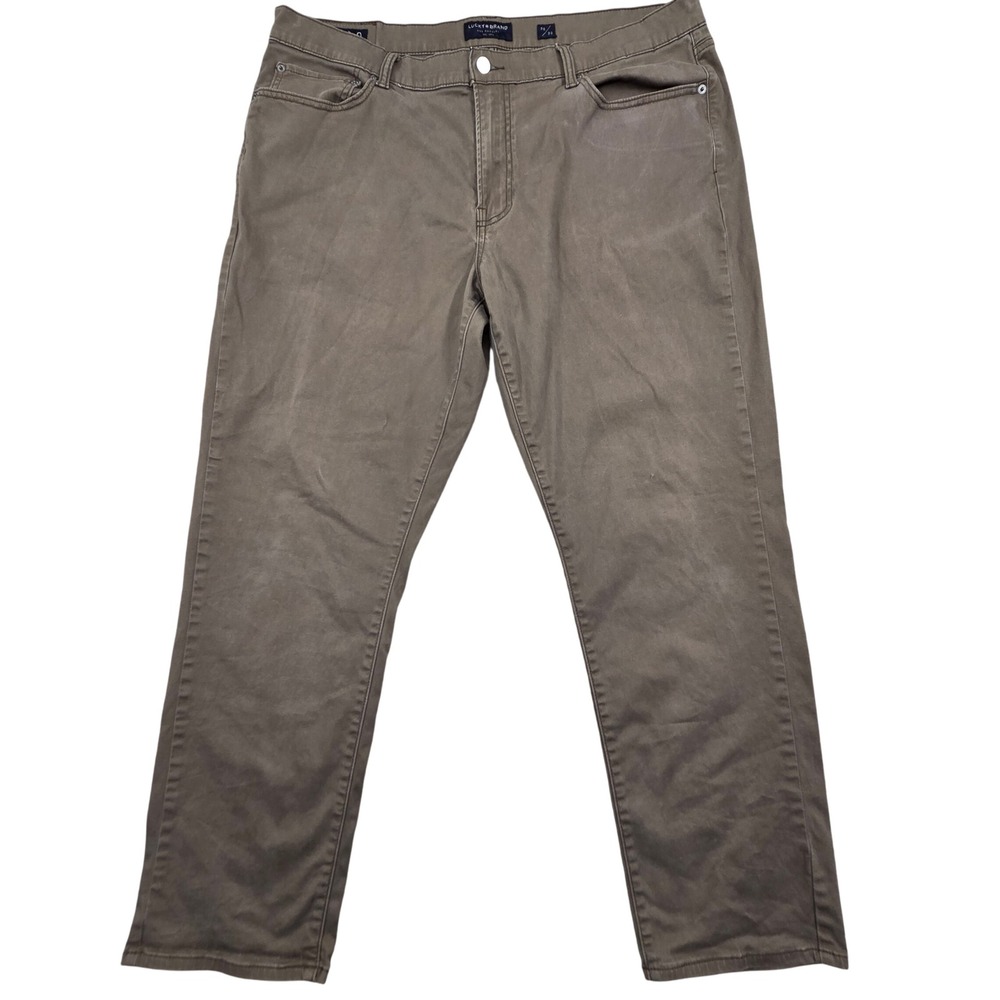 Lucky Brand 410 Athletic Straight Mens Pants Brown‎ Taupe 38x30 7MP10072